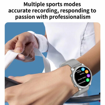 Smartwatch for Android and Iphone, 1.39-Inch Fitness Tracker with Bluetooth (Answer/Make Calls) for Men and Women, Alloy Black
