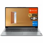 Most Affordable Lenovo Laptop, Intel Dual Core Processor, 8GB RAM, 128GB SSD + 128GB Emmc, 15.6" FHD Display, 1 Year Office 365, Numeric Keypad, Windows 11 Home