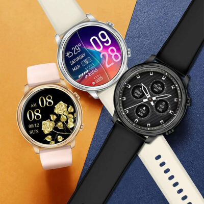 Smartwatch for Android and Iphone, 1.39-Inch Fitness Tracker with Bluetooth (Answer/Make Calls) for Men and Women, Alloy Black