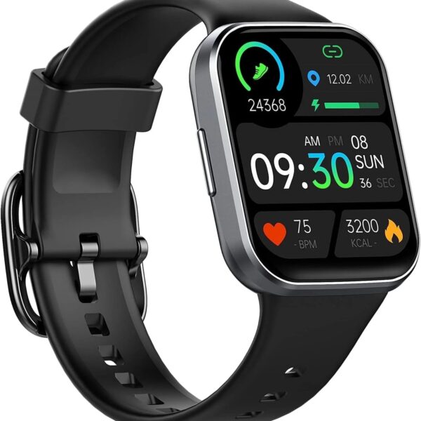SmartWatch for Men and Women, Fitness Tracker Heart Rate/Sleep Monitor, Fitness Watch Step/Calorie Counter, 25 Sport Modes IP68 Waterproof Activity Trackers, Smartwatch for Android Ios
