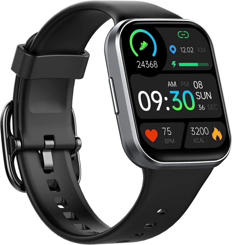 SmartWatch for Men and Women, Fitness Tracker Heart Rate/Sleep Monitor, Fitness Watch Step/Calorie Counter, 25 Sport Modes IP68 Waterproof Activity Trackers, Smartwatch for Android Ios